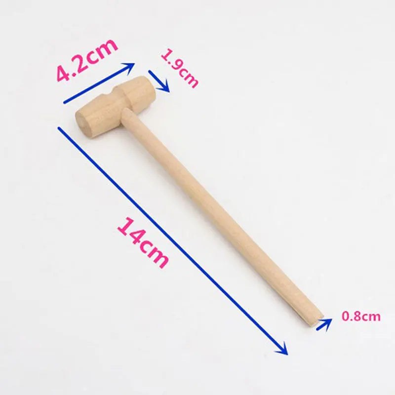 10pcs Mini Wooden Mallets